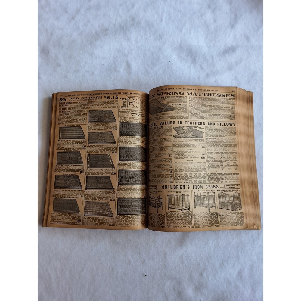 Vintage 1908 Sears Roebuck Catalogue No 117 Great Price Maker 1969 Replica Book - Picture 5 of 9